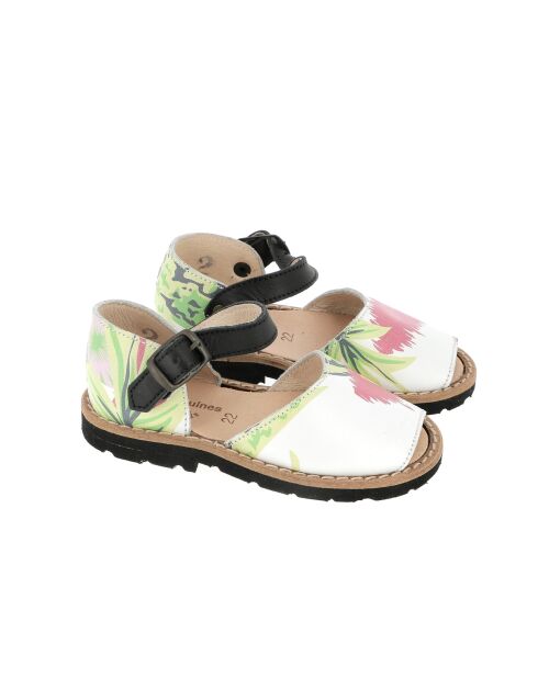 Sandalias de piel Tropical Frailera Boucle multicolor
