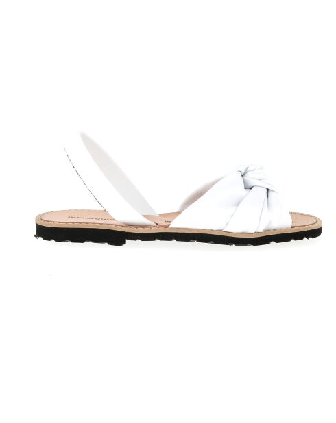 Sandalias Bahia Avarca de piel blanca