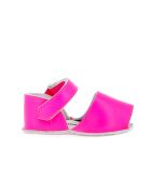 Pantofole Frailera Baby Fluo in pelle fucsia