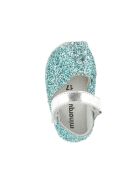 Frailera Baby Lagon zwarte pantoffels van leer met glitter