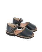 Frailera Boucle Azul blauwe leren sandalen