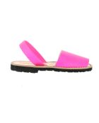 Sandalen Avarca aus fluo-fuchsiafarbenem Leder