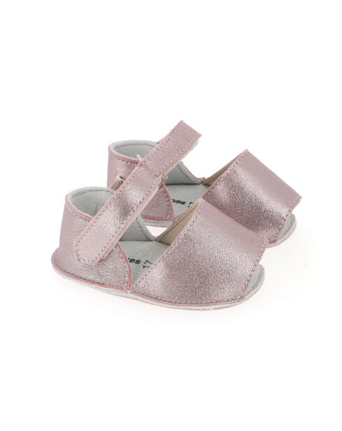 Magic Frailera Baby Nenuco pinke Lederpantoffeln