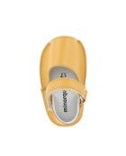 Frailera Baby Goudgele leren pantoffels