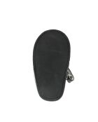 Frailera Baby zwarte leren pantoffels