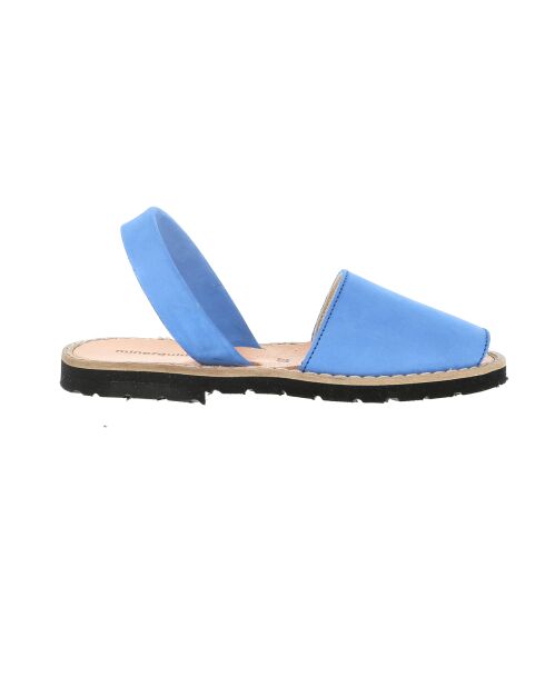 Oceaanblauwe nubuck sandalen van Avarca