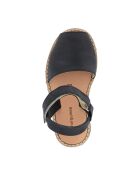 Blauwe Avarca China Velcro Nubuck Sandalen