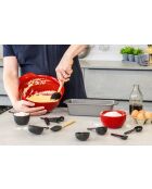 Set da pasticceria in onice nero - 11 pezzi