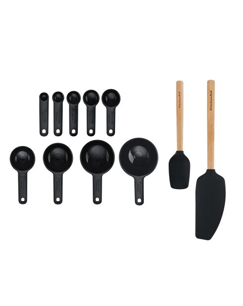 Set da pasticceria in onice nero - 11 pezzi