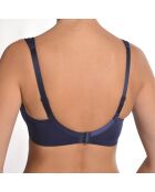 Dunkelblauer Soft-BH Viktoria mit Bügeln
