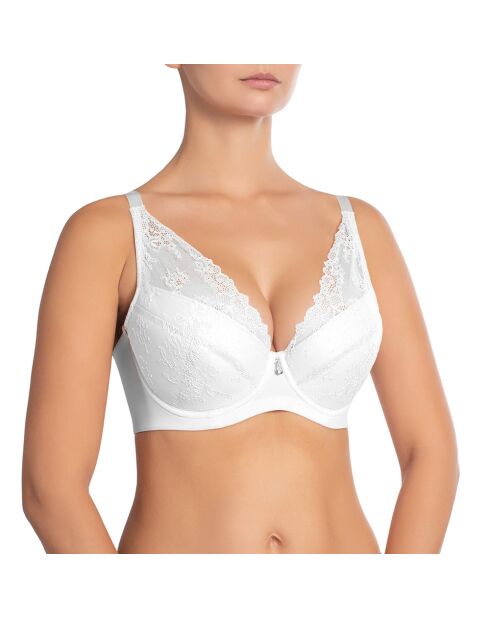 Reggiseno push-up Valens bianco con ferretto