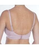 Soutien-gorge rembourré à armatures Elizabeth rose ancienne