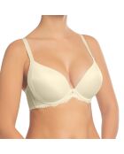 Viktoria Push-up-Hartschalen-BH, elfenbeinfarben