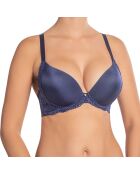 Viktoria Hardshell-Push-up-BH dunkelblau