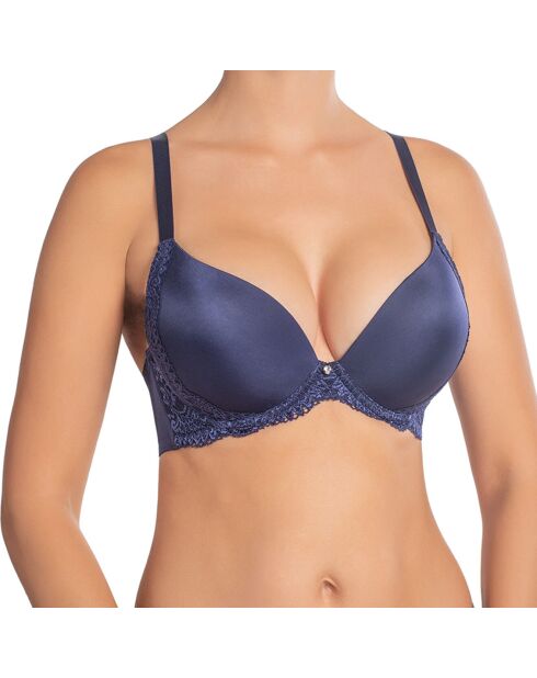 Viktoria Hardshell-Push-up-BH dunkelblau