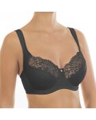 Reggiseno morbido Viktoria nero con ferretto