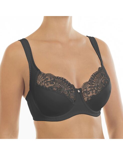 Schwarzer Soft-BH mit Bügel Viktoria