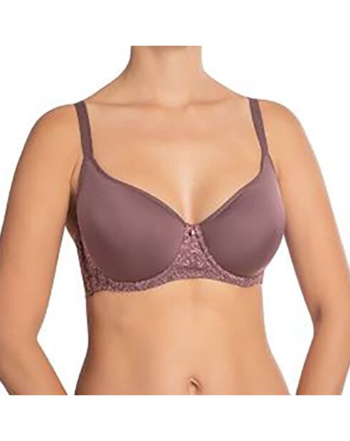 Soutien-gorge à armatures et bonnets spacer Viktoria rose de café