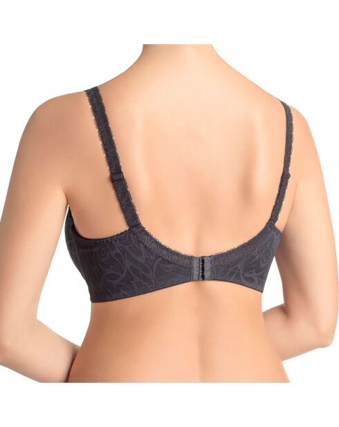 Soutien-gorge moulé à armatures et bonnets souples Mary-Anna noir