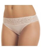 Tanga Viktoria con peonía plateada