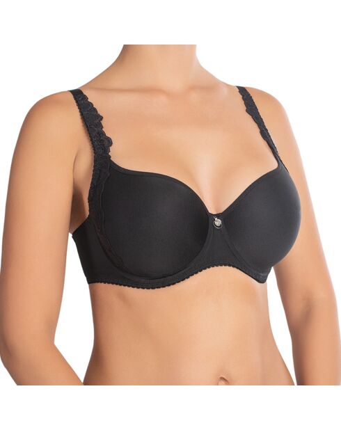 Soutien-gorge à armatures et bonnets spacer Catharina noir