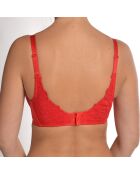 Catharina roter Bügel-BH und Spacer-Cups