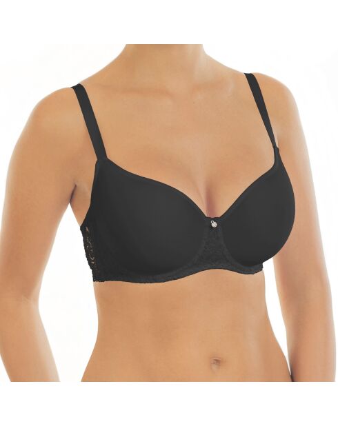 Reggiseno Viktoria nero con ferretto e coppe distanziali