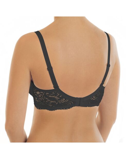 Reggiseno Viktoria nero con ferretto e coppe distanziali