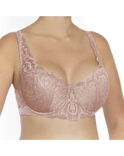 Soutien-gorge rembourré à armatures Elizabeth rose ancienne
