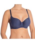 Viktoria dunkelblauer Bügel-BH und Spacer-Cups