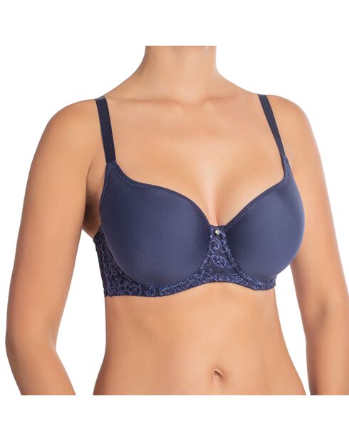 Viktoria dunkelblauer Bügel-BH und Spacer-Cups