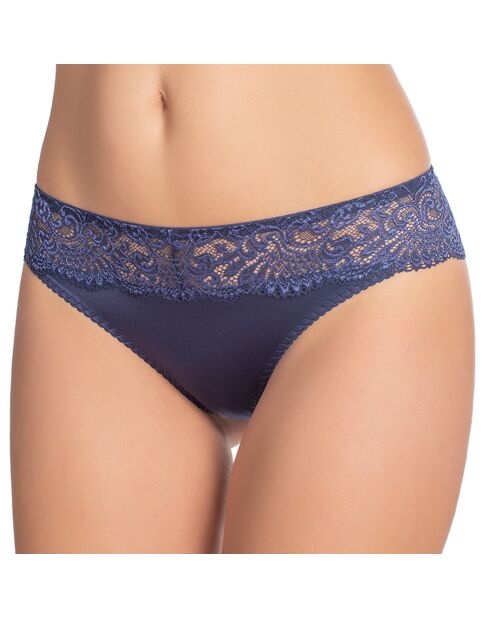Tanga Viktoria azul oscuro