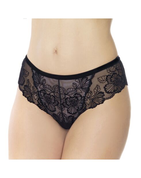 Brazilian Velvet Flora schwarz