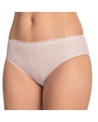 Valens silberner Slip mit Pfingstrosenmotiv