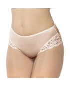 Slip Ella aus Baumwolle mit silberfarbener Pfingstrose