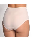 Alex-Sandra silberner Slip mit Pfingstrosen