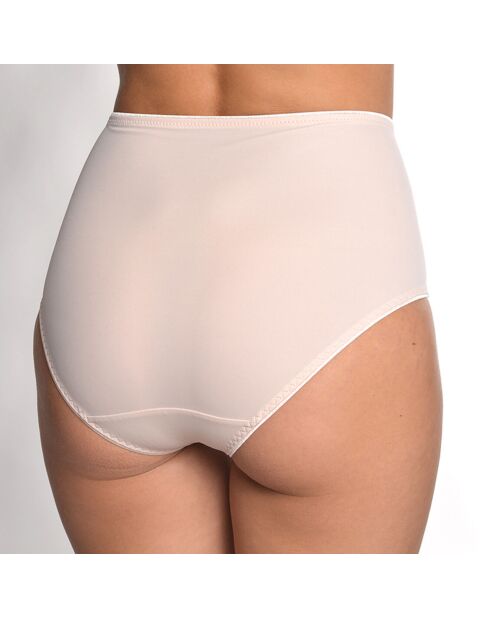Alex-Sandra silberner Slip mit Pfingstrosen