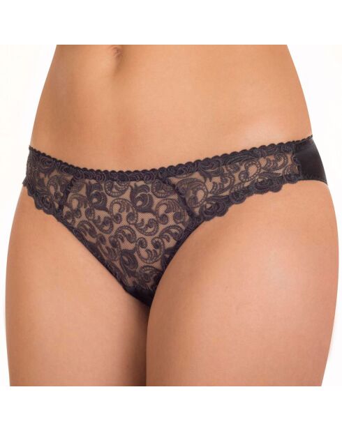 Schwarzer Slip Evelen