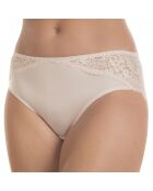 Slip Viktoria aus silberfarbener Pfingstrose