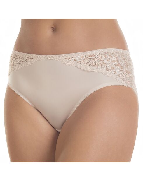Slip Viktoria aus silberfarbener Pfingstrose
