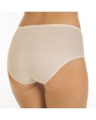 Alex-Sandra silberner Slip mit Pfingstrosen