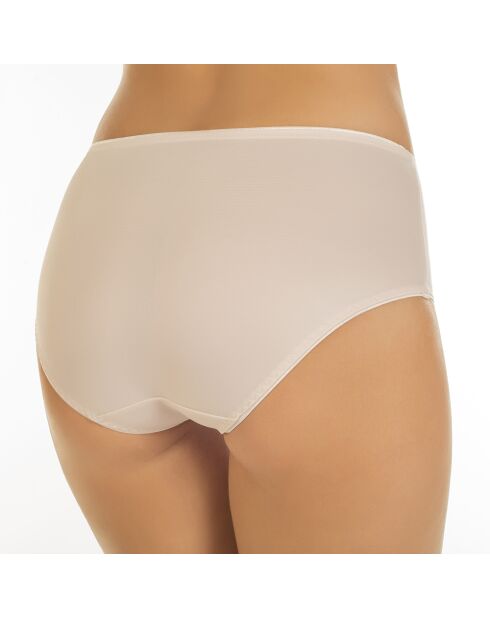 Alex-Sandra silberner Slip mit Pfingstrosen
