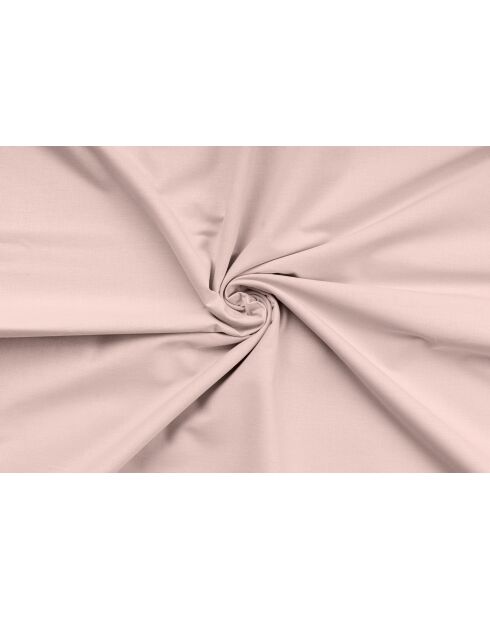 Ensemble de housse de couette Ranforce King en coton rose poudré - 240 x 220 cm