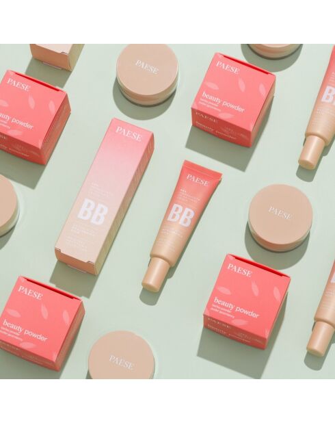 Duo BB crème à l'acide hyaluronique 30 ml et Poudre de beauté 10g -