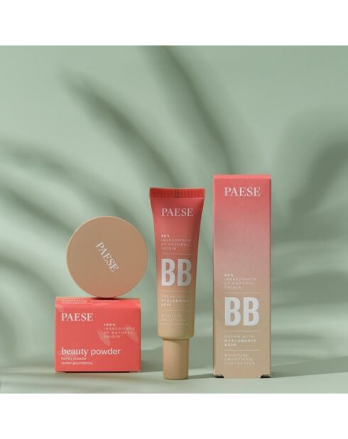 Duo BB Creme mit Hyaluronsäure 30 ml und Beauty-Pulver 10 g -