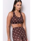 Reggiseno Sofia marrone/rosa