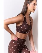 Reggiseno Sofia marrone/rosa