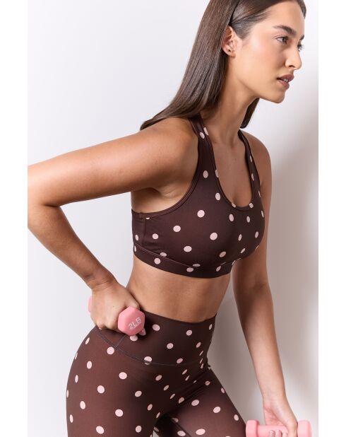 Reggiseno Sofia marrone/rosa