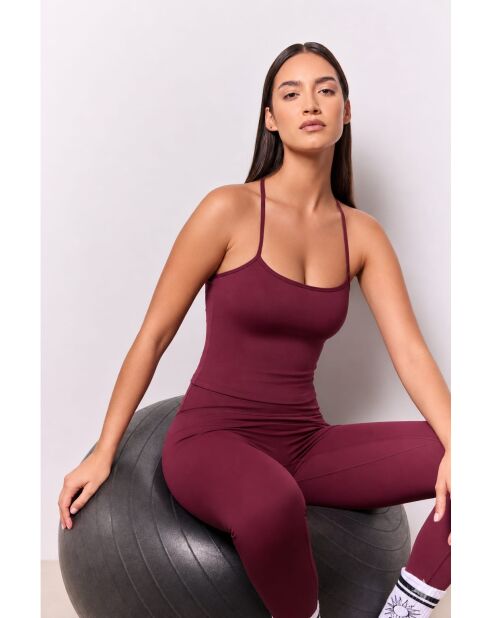 Reggiseno bordeaux Anaya