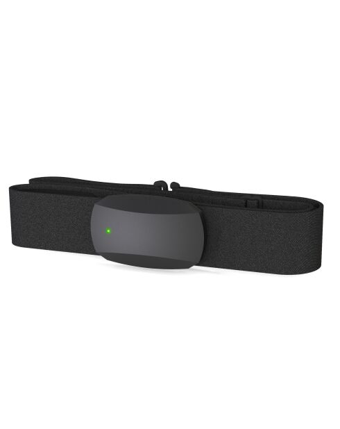 Met Bluetooth en ANT+ verbonden hartsensor, zwart